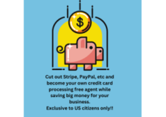 Eliminate the middleman and become a credit card processing free agent and save big money for your b